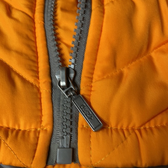DKNY Orange & Gray Puffer Vest - Sz 12 months - Picture 5 of 5